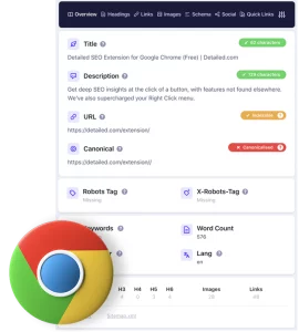Detailed SEO Extension chrome extensions